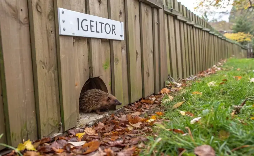 Igel-Durchgang im Zaun - So schaffst du sichere Wege!
