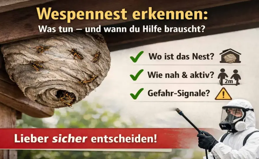 Wann ist ein Wespennest leer? Erkennen & richtig handeln